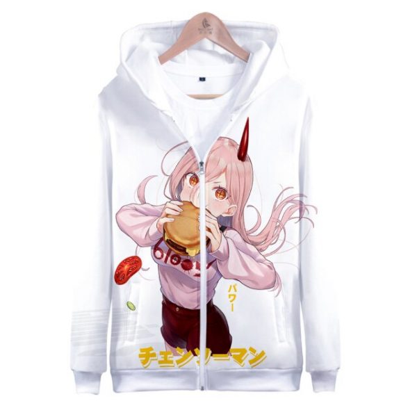 Chainsaw Man Hoodie Sweatshirt Chainsaw Man Zip up 3D Hoody Sweatshirt 1.jpg 640x640 1 - Chainsaw Man Shop