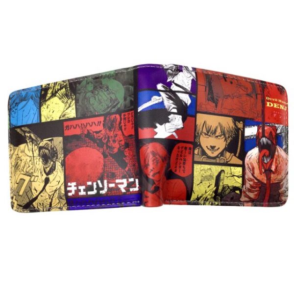 Chainsaw Man Wallets Cute Cartoon Comics Purse Student Game Wallet Credit Card Holder 3.jpg 640x640 3 - Chainsaw Man Shop