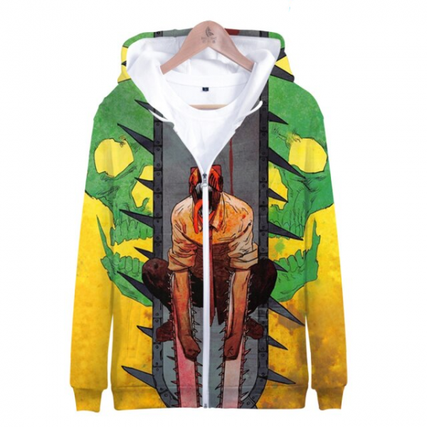 Chainsaw Man Denji Hoodie Jacket - Chainsaw Man Store CS1310