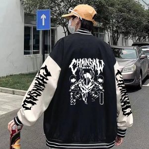 Hot 2021 Chainsaw Man Baseball Jacket - Chainsaw Man Store CS1310